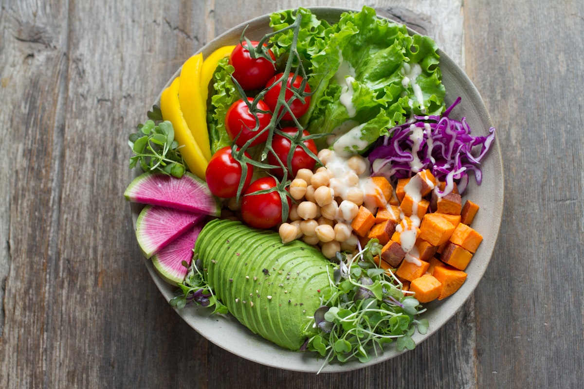 Verduras de hoja verde nutritivas